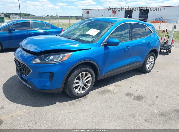 1FMCU9G63LUC20273 2020 FORD ESCAPE Синий Передняя левая четверть