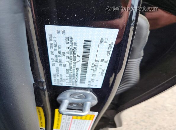 1FMCU9G64NUB58708 2022 FORD ESCAPE Black VIN კოდის სტიკერის ხედი