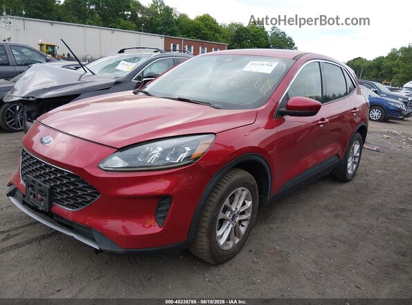 1FMCU9G65LUB87437 2020 FORD ESCAPE Red წინა მარცხენა ხედი სამი მეოთხედიდან