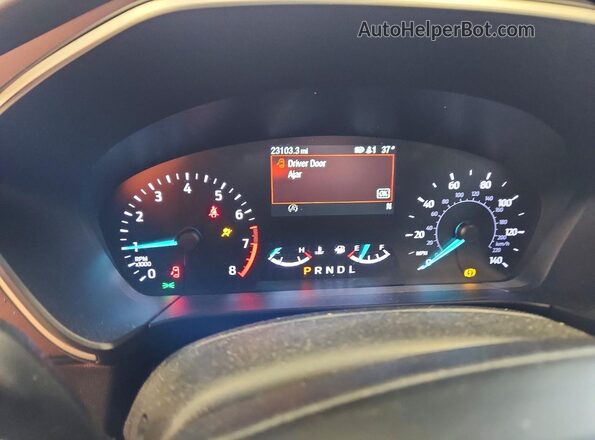 1FMCU9G65LUC07170 2020 FORD ESCAPE Gray ხელსაწყოთა პანელის ხედი