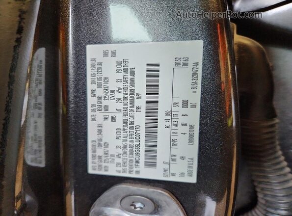 1FMCU9G65LUC07170 2020 FORD ESCAPE Gray ძრავის განყოფილების ხედი