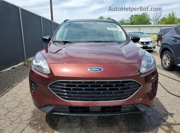 1FMCU9G67MUB00980 2021 FORD ESCAPE Burgundy Front view