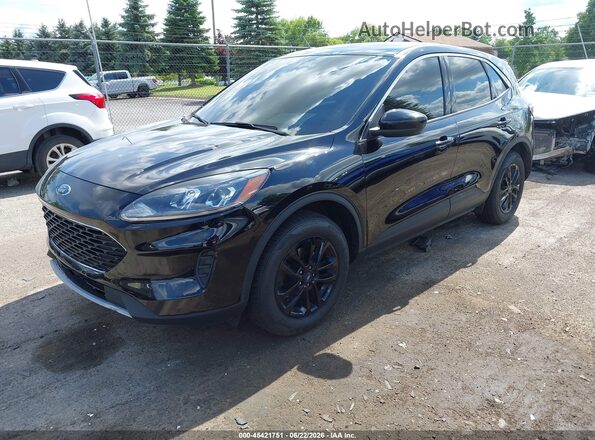 1FMCU9G68MUA49764 2021 FORD ESCAPE Black Przód lewy