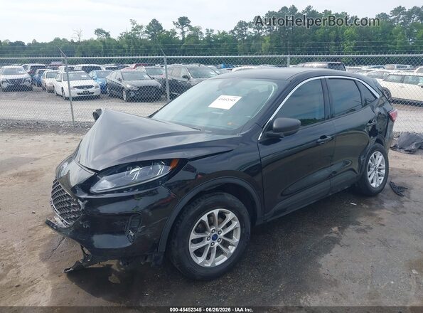 1FMCU9G69NUB64584 2022 FORD ESCAPE Black Առջևի ձախ երեք քառորդ տեսարան