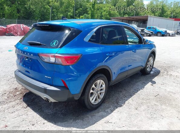 1FMCU9G6XMUB06482 2021 FORD ESCAPE Blue Trasero derecho