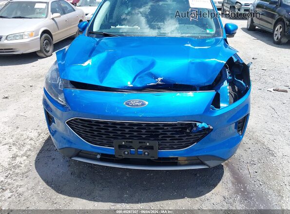 1FMCU9G6XMUB06482 2021 FORD ESCAPE Blue Vista frontal
