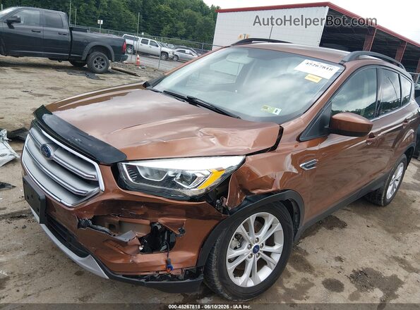 1FMCU9G91HUD30367 2017 FORD ESCAPE Brown Front left
