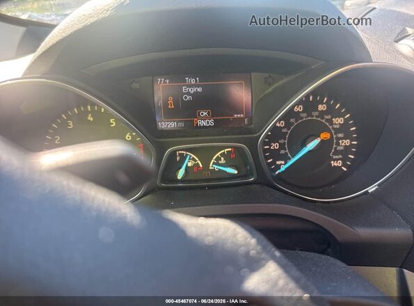 1FMCU9G93HUA90657 2017 FORD ESCAPE Red Rear seats view