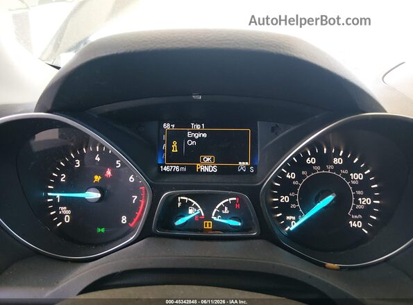 1FMCU9G93HUB04153 2017 FORD ESCAPE Gray Rear seats view