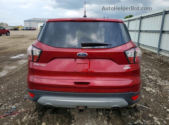 1FMCU9G93HUC97968 2017 FORD ESCAPE Бордовый Вид сзади