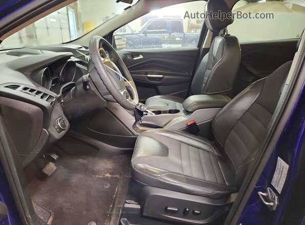 1FMCU9G94GUB20828 2016 FORD ESCAPE Синий Вид салона спереди