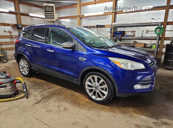 1FMCU9G94GUB20828 2016 FORD ESCAPE Синий Передняя правая четверть