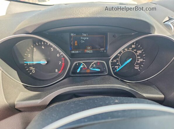 1FMCU9G94HUD63167 2017 FORD ESCAPE Gray Vista del cuadro de instrumentos