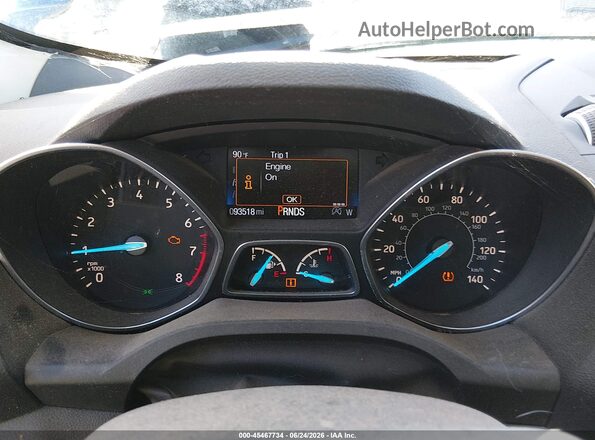 1FMCU9G95HUD11420 2017 FORD ESCAPE Blue Rear seats view