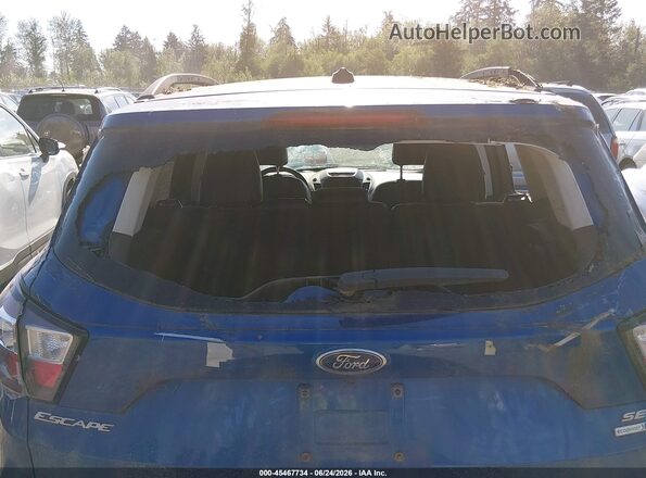 1FMCU9G95HUD11420 2017 FORD ESCAPE Blue Front view
