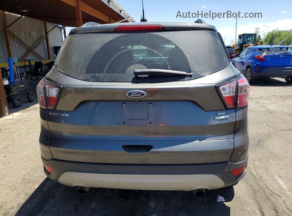 1FMCU9GD0JUA11942 2018 FORD ESCAPE Gray Rear view
