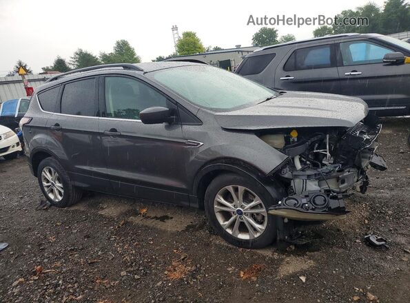 1FMCU9GD0JUA43760 2018 FORD ESCAPE Gray წინა მარჯვენა