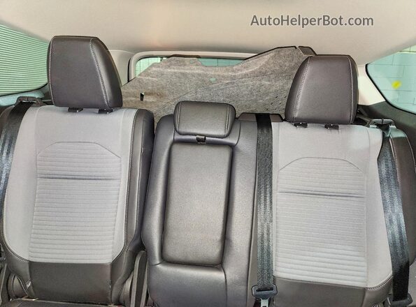 1FMCU9GD0JUC98618 2018 FORD ESCAPE Gray უკანა სავარძლების ხედი