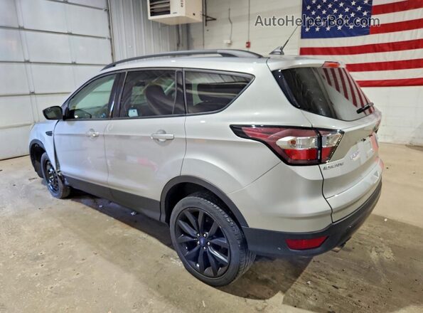 1FMCU9GD0JUC98618 2018 FORD ESCAPE Gray უკანა მარცხენა