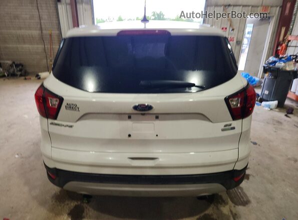 1FMCU9GD0KUA89140 2019 FORD ESCAPE White Widok z tyłu