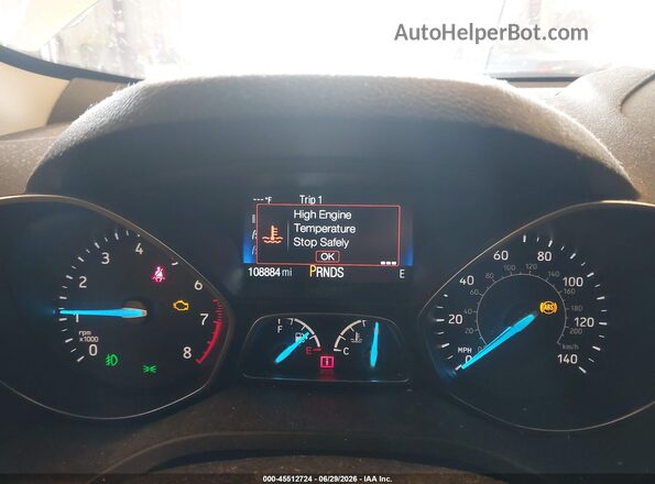 1FMCU9GD0KUB25327 2019 FORD ESCAPE Silver Вид задніх сидінь