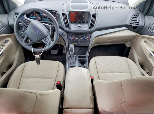 1FMCU9GD0KUB33461 2019 FORD ESCAPE Silver Dashboard view