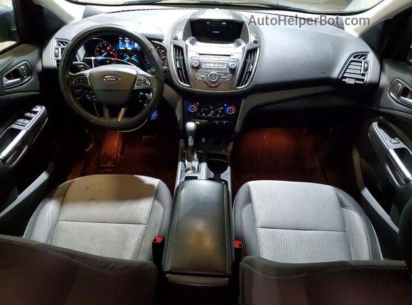 1FMCU9GD1HUA96557 2017 FORD ESCAPE Black Dashboard view
