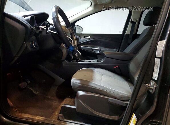 1FMCU9GD1HUA96557 2017 FORD ESCAPE Black Front interior view