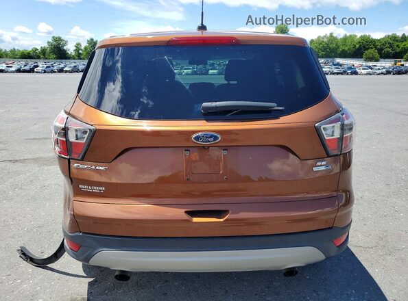 1FMCU9GD1HUB11915 2017 FORD ESCAPE Brown Vista trasera