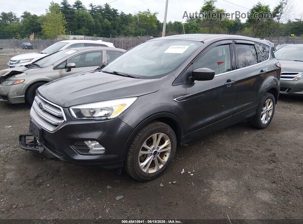 1FMCU9GD1HUB70785 2017 FORD ESCAPE Gray წინა მარცხენა ხედი სამი მეოთხედიდან