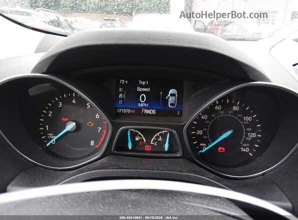 1FMCU9GD1HUB70785 2017 FORD ESCAPE Gray უკანა სავარძლების ხედი