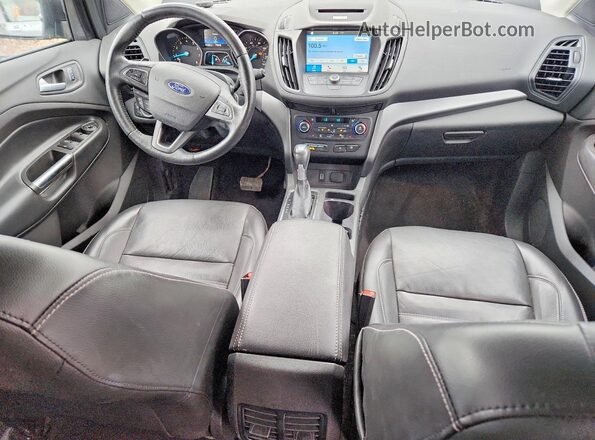 1FMCU9GD1HUD06154 2017 FORD ESCAPE Black Առջևի վահանակի տեսք