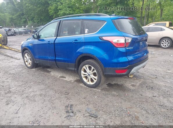1FMCU9GD1HUD61462 2017 FORD ESCAPE Синий Задняя левая четверть