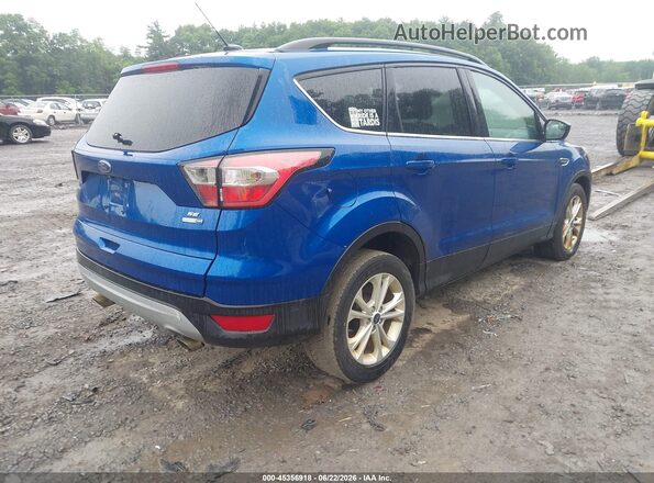 1FMCU9GD1HUD61462 2017 FORD ESCAPE Синий Задняя правая четверть