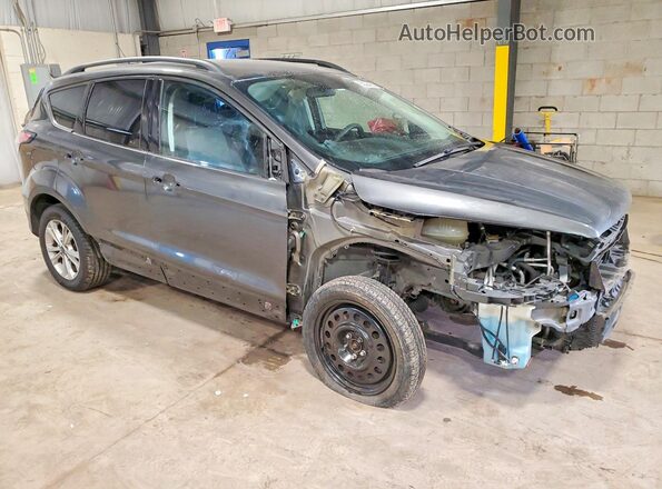 1FMCU9GD1HUE40257 2017 FORD ESCAPE Gray Przód prawy