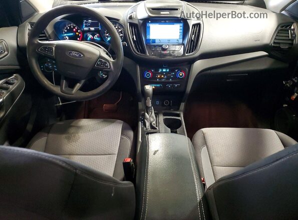 1FMCU9GD1HUE40257 2017 FORD ESCAPE Gray Widok deski rozdzielczej