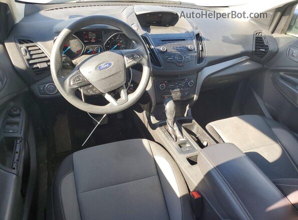 1FMCU9GD1JUA87184 2018 FORD ESCAPE Серебряный Вид панели приборов