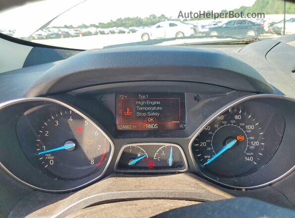 1FMCU9GD1JUA87184 2018 FORD ESCAPE Серебряный Вид щитка приборов