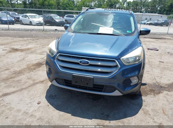 1FMCU9GD1JUB05604 2018 FORD ESCAPE Blue წინა ხედი