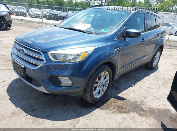 1FMCU9GD1JUB05604 2018 FORD ESCAPE Blue წინა მარცხენა ხედი სამი მეოთხედიდან