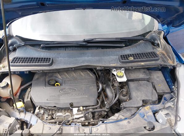 1FMCU9GD1JUB10060 2018 FORD ESCAPE Blue უკანა ხედი
