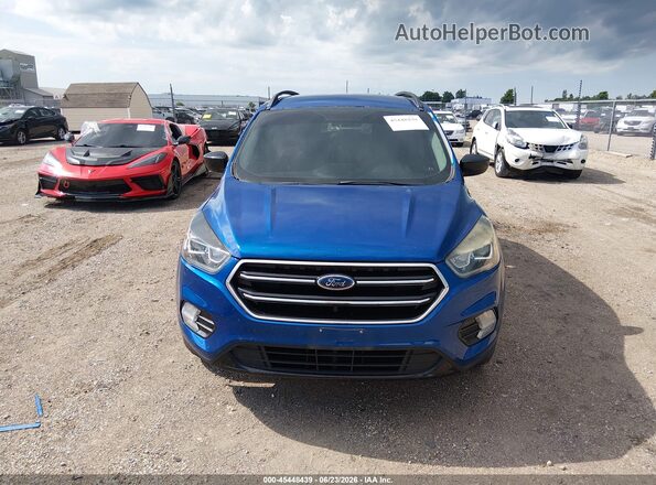 1FMCU9GD1JUB10060 2018 FORD ESCAPE Blue ხელსაწყოთა პანელის ხედი