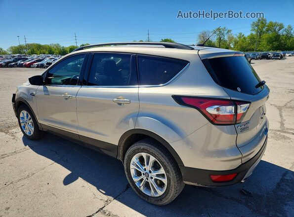 1FMCU9GD1JUB52275 2018 FORD ESCAPE Tan Rear left