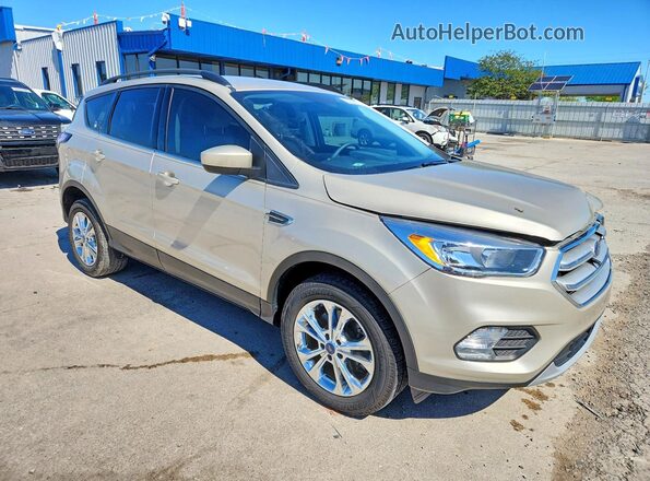 1FMCU9GD1JUB52275 2018 FORD ESCAPE Tan Front right