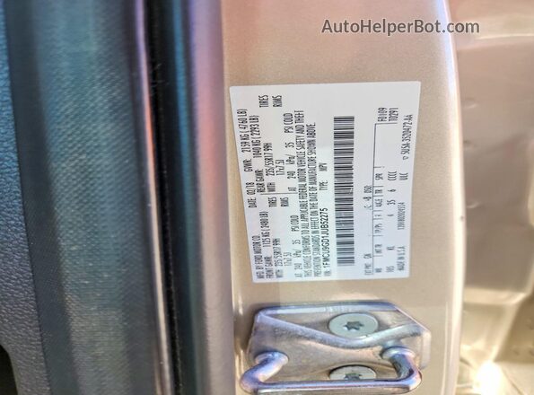 1FMCU9GD1JUB52275 2018 FORD ESCAPE Tan VIN sticker view