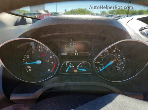 1FMCU9GD1JUB52275 2018 FORD ESCAPE Tan Instrument cluster view