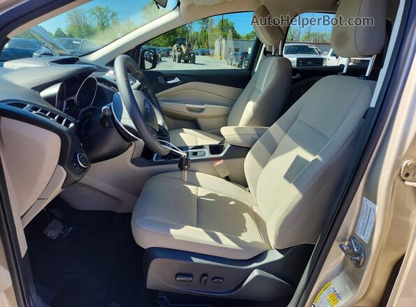 1FMCU9GD1JUB52275 2018 FORD ESCAPE Tan Front interior view