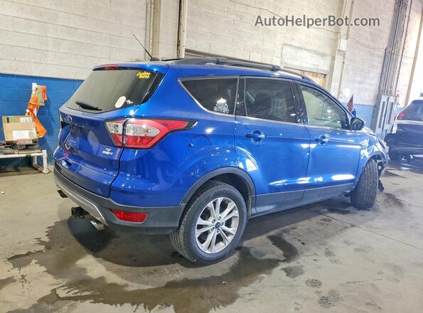 1FMCU9GD1JUC05430 2018 FORD ESCAPE Blue Trasero derecho