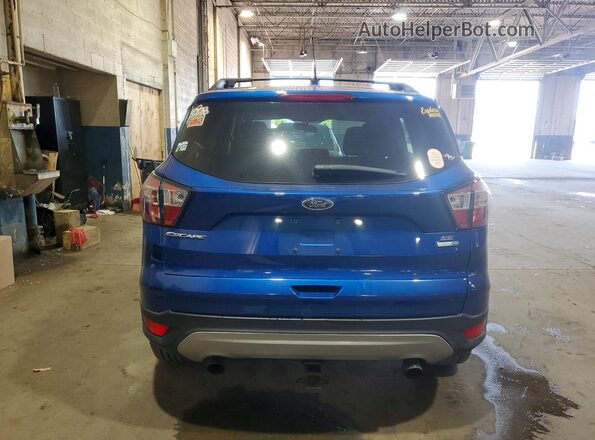 1FMCU9GD1JUC05430 2018 FORD ESCAPE Blue Vista trasera