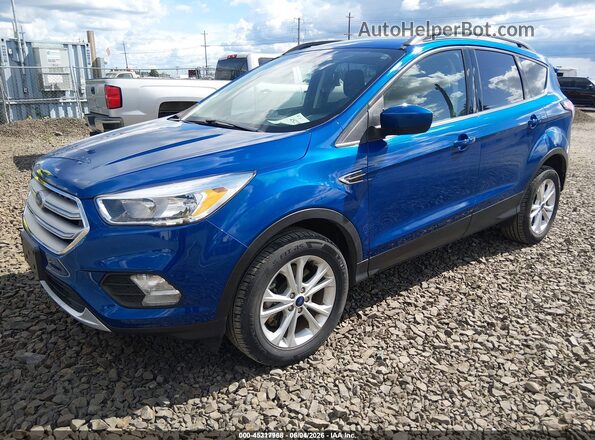 1FMCU9GD1JUD08606 2018 FORD ESCAPE Blue 